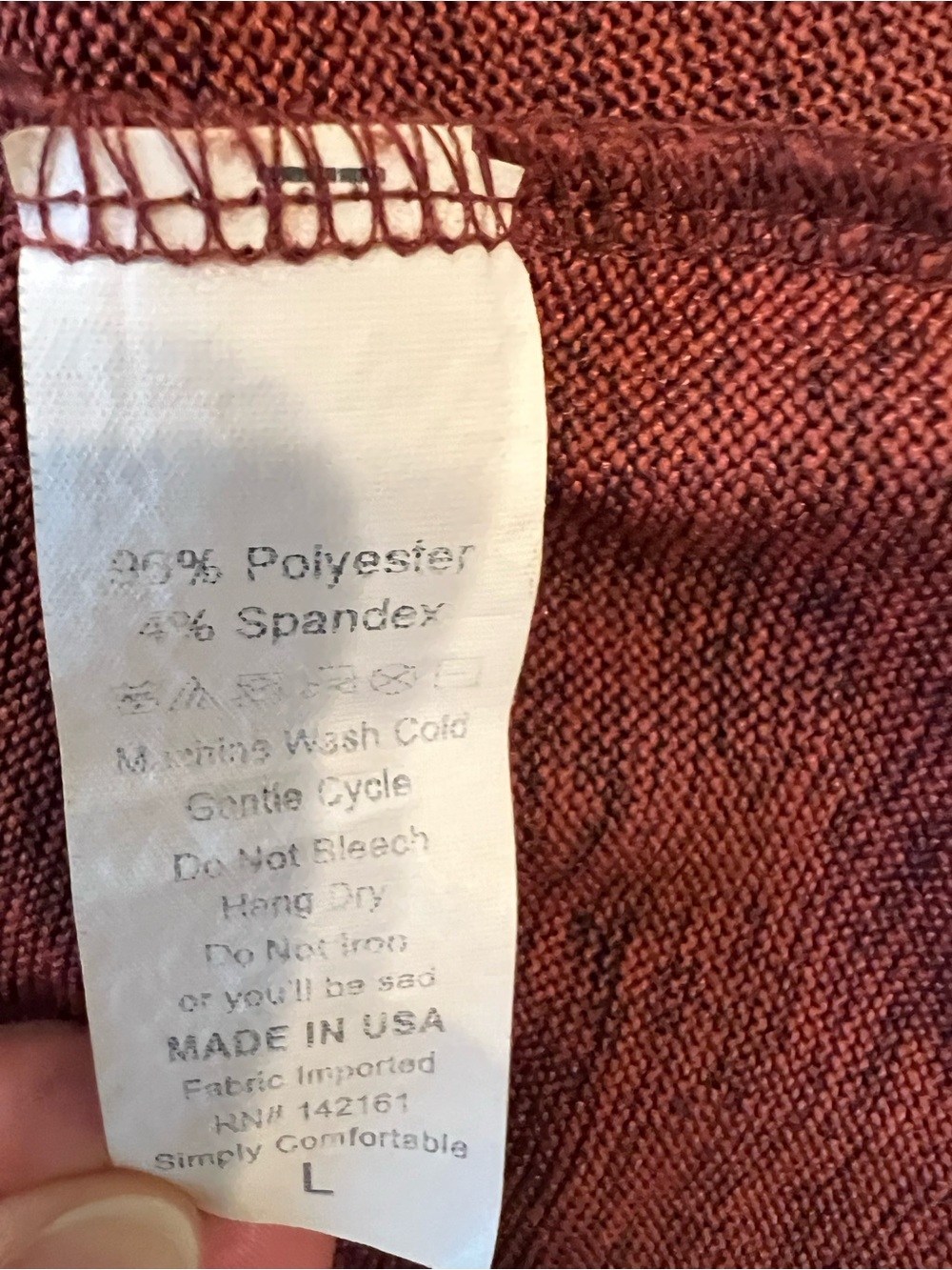LuLaRoe Sarah - Burnt Orange - Picture 5 of 8